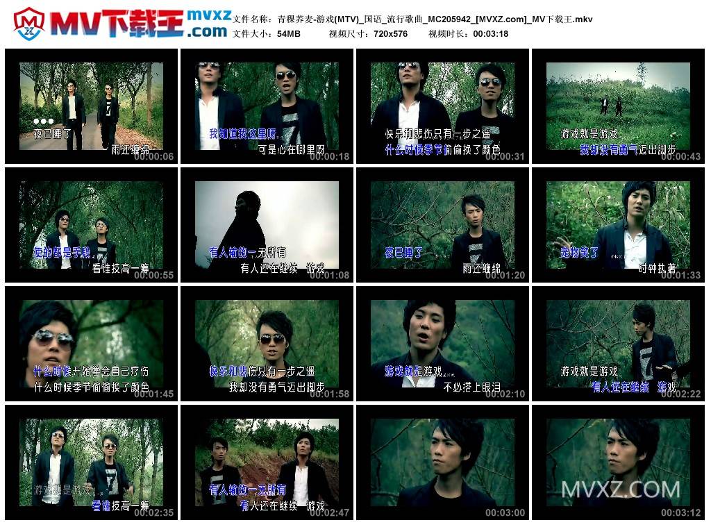 青稞荞麦-游戏(MTV)_国语_流行歌曲_MC205942